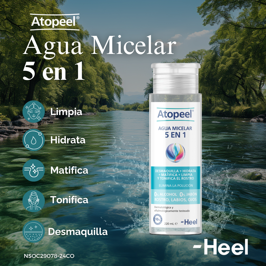 AGUA MICELAR 5 EN 1 ATOPEEL